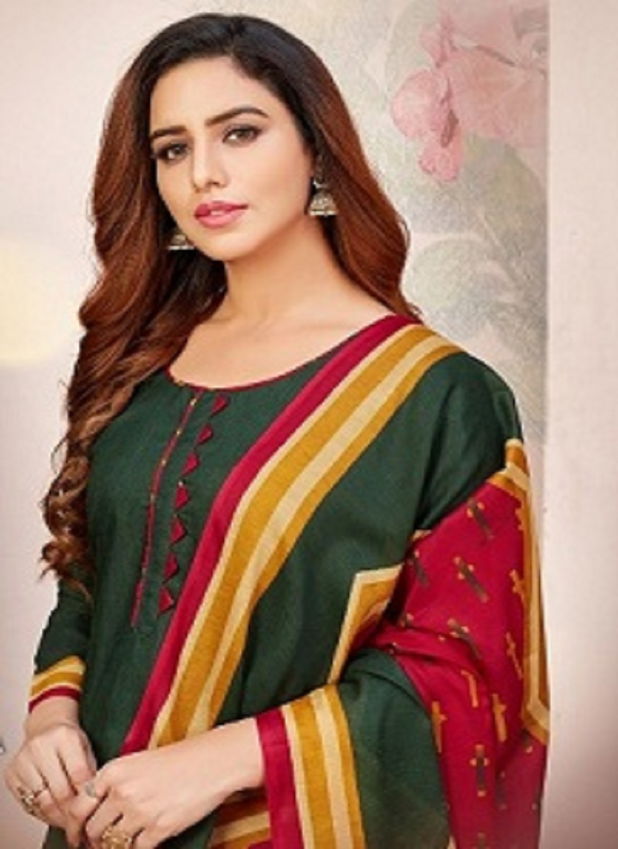 Nayra 5 Latest Fancy Designer Heavy Casual Regular Wear cotton Printed Panjabi Dress Materials Collection
